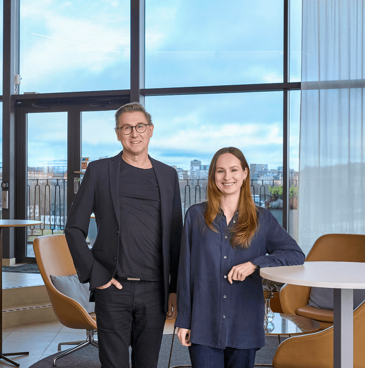 Joel Linderoth och Emilia Eliasson